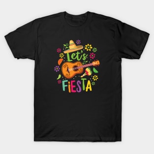 Let's Fiesta - Cinco De Mayo Designs T-Shirt